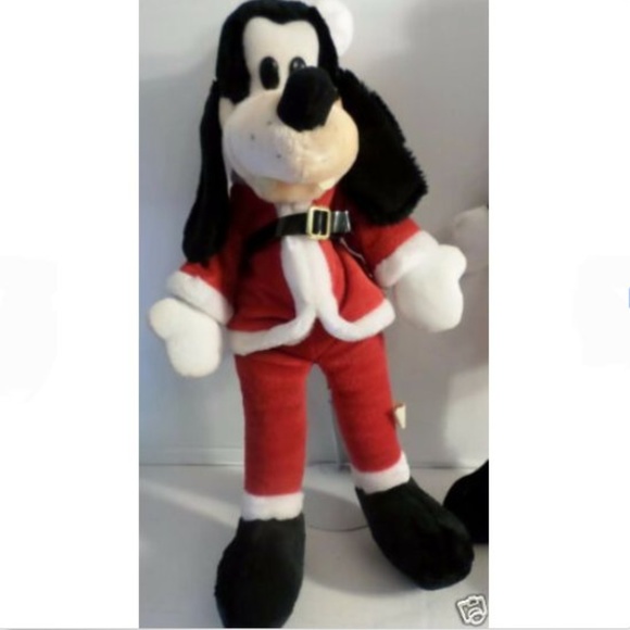 Disney GOOFY plush stuffed in Santa Costume 18-in - Picture 8 of 12